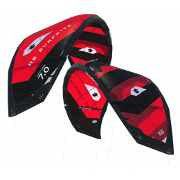 HB Surfkite LEGION II Black/Red