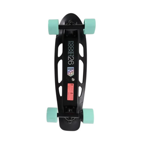 SKATE ELECTRIC POCKET ROCKET 26" PLASTIC AQUA