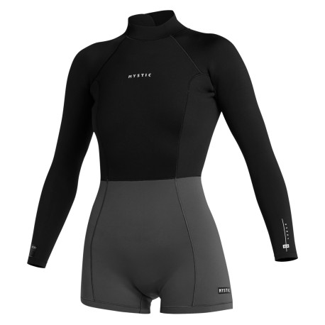 Lunar Longarm Shorty 2/2mm Bzip Women - black