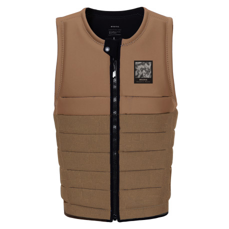 The Dom Impact Vest Fzip Wake brown