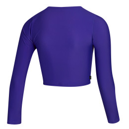 Mystic Sunn L/S Crop Rashvest Women purple