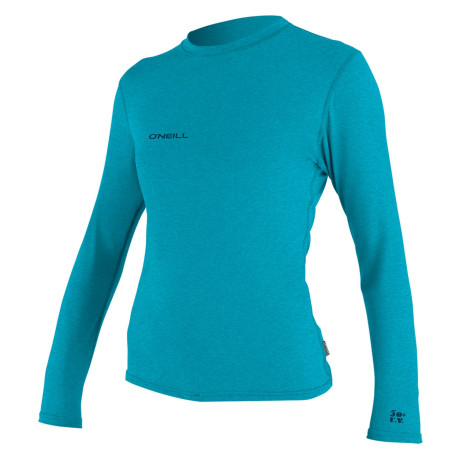 Wms Trvlr Hybrid L/S Sun Shirt TURQUOISE