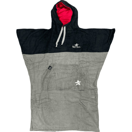 PAT LOVE PONCHO grey  Bamboo / Cotton