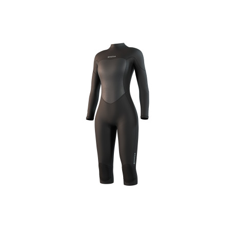 Brand Combinaison LongArm ShortLeg 3/2 BZ Flatlock Wmn - Noir