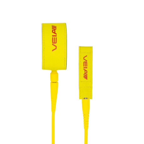 John John Florence Pro 6’ Comp Leash - Yellow/Red