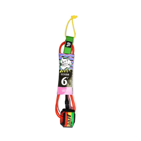 6.0 BEATER PRO COMP LEASH - Rasta