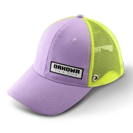 Trucker Casquette-casque  - Purple/Yellow