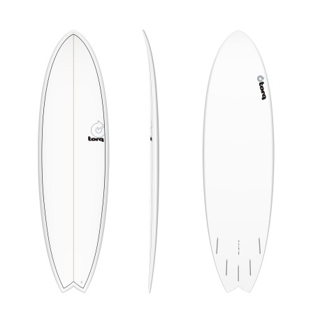 FISH TET PINLINE TORQ White/Pinline