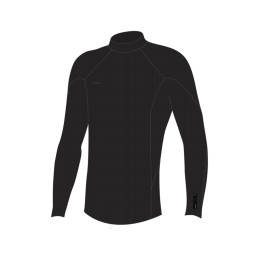 O'Neill Hyperfreak Comp-X 2mm L/S Top Black