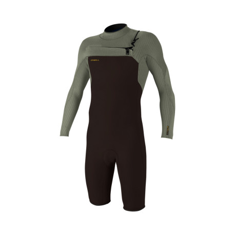 Hyperfreak 2mm Chest Zip L/S Spring ARABICA/CHIMERA
