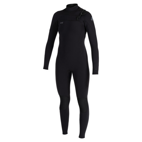 Wms Epic 5/4 Chest Zip Full BLACK
