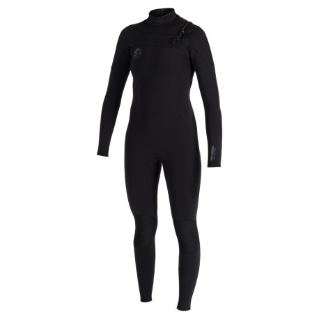 Wms O'Riginal RG8 4/3 Chest Zip Full BLACK