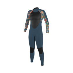 Girls Epic 5/4 Back Zip Full COPENBLU/PTDTRPCS/COPENBLU