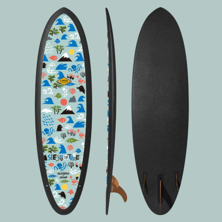 PLEZ PHEZ 6'4 R-SERIES - HUCKBERRY DECK