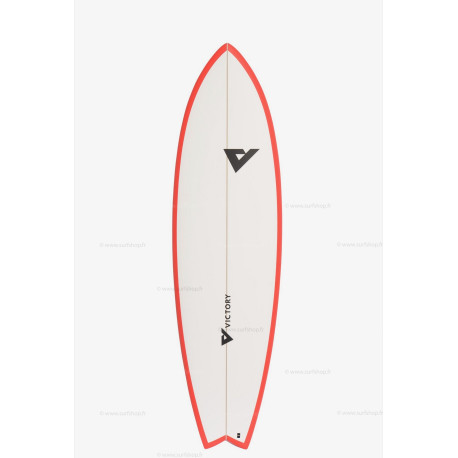 LONG FISH EPOXY MATT RED