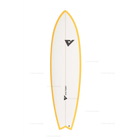 LONG FISH EPOXY MATT YELLOW