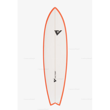LONG FISH EPOXY MATT ORANGE
