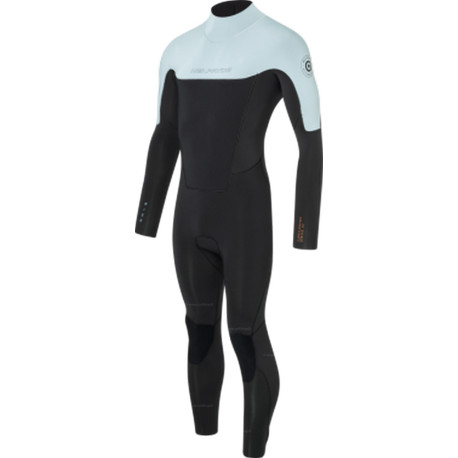 Rise 4/3 Fullsuit GBS BZ C2 Black / Light grey - blue