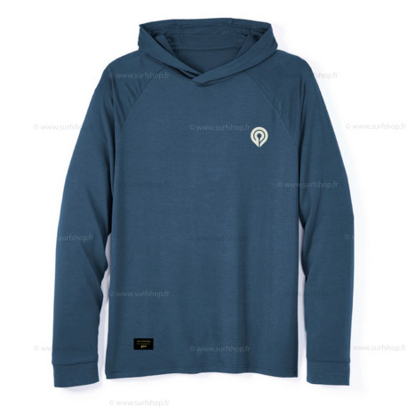 Long Sleeve Hoodie Navy