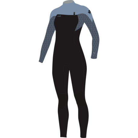 Wms Epic 4/3 Chest Zip Full COPENBLU/PTDTRPCS/COPENBLU