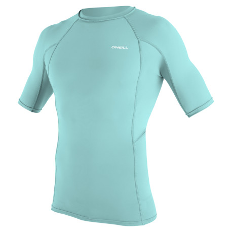 Basic Skins S/S Rash Guard - CANAL BLUE
