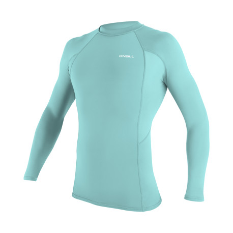Basic Skins L/S Rash Guard - CANAL BLUE