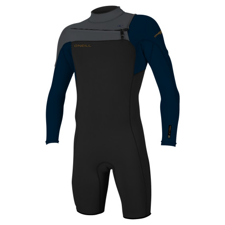 Hammer 2mm Chest Zip L/S Spring - Graphite