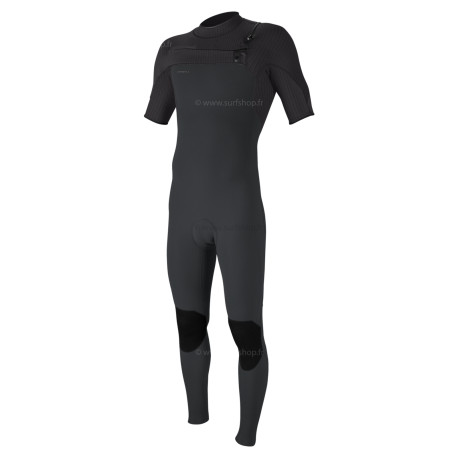 Hyperfreak 2mm Chest Zip S/S Full - Graphite