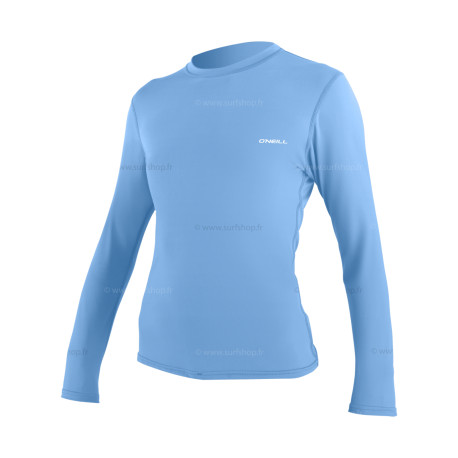Wms Basic Skins L/S Sun Shirt - Azurine