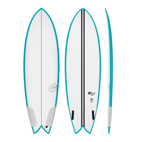 FISH TWIN.TEC - Teal/White