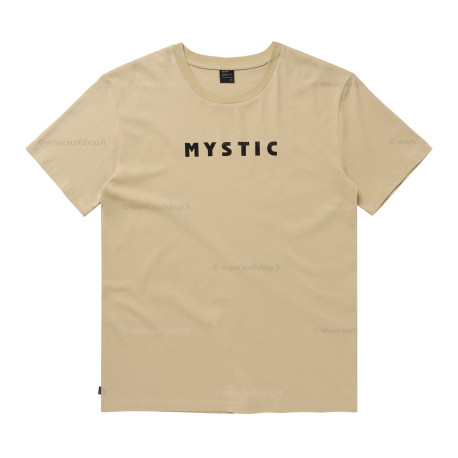Brand Tee - pale khaki