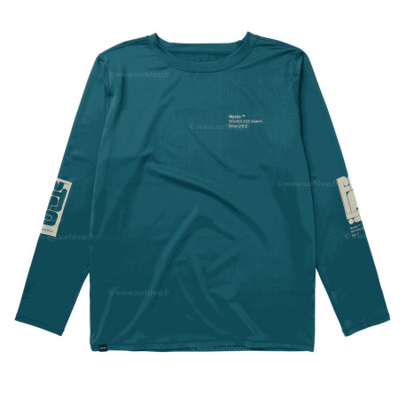 Boarding L/S Rashvest teal