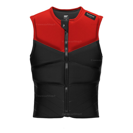 Block Impact Vest Fzip red