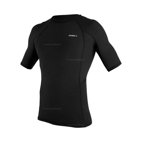 Basic Skins S/S Rash Guard - BLACK