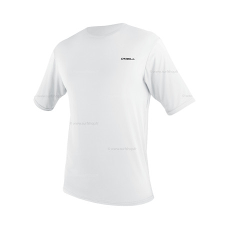 Basic Skins S/S Sun Shirt - WHITE