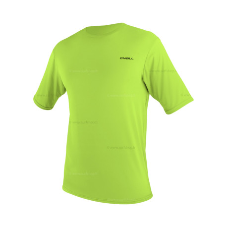 Basic Skins S/S Sun Shirt - LIME