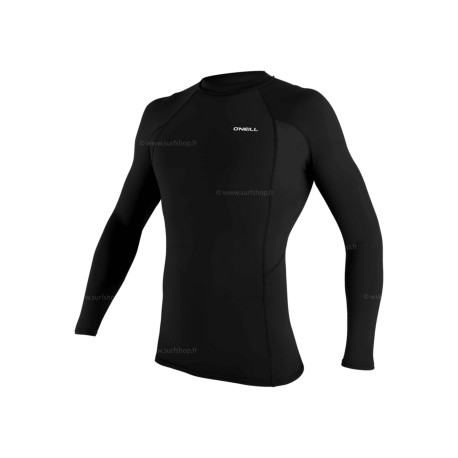 Basic Skins L/S Rash Guard - BLACK
