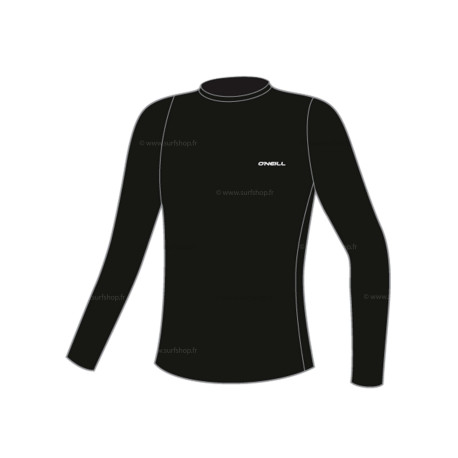Wms Basic Skins L/S Sun Shirt - Black