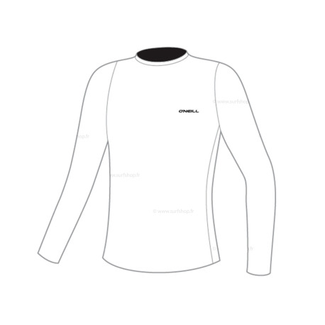 Wms Basic Skins L/S Sun Shirt - White