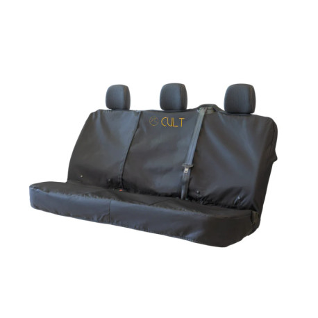 TRIPLE BACK SEAT COVER BLACK
