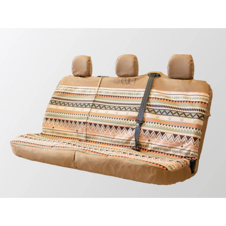 TRIPLE BACK SEAT COVER INDI BROWN