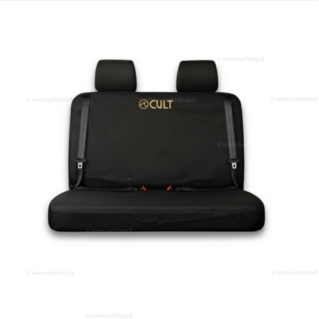 CALIFORNIA DOUBLE BACK SEAT COVER BLACK