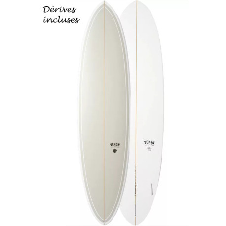 7'6 MIDLENGTH VENON SURFBOARDS Putty Deck