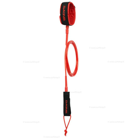 Leash Longboard Ankle x 1/4" Flame scarlet