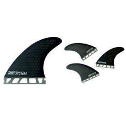 Surfsystem SURF SYSTEM FIBERGLASS THRUSTER - FUTURES L - SMOKE