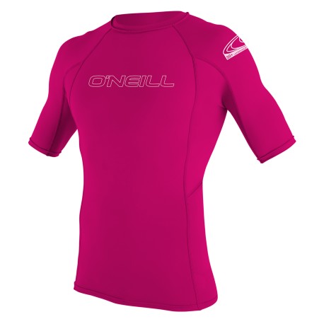 YOUTH BASIC SKINS S/S RASH GUARD Pastèque