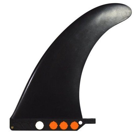 Aileron Central Planche De Surf Amovible - Avec Vis - Pour SUP, Longboard, Surfboard - Nylon Noir