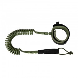 Coiled Leash - Dark Leaf
