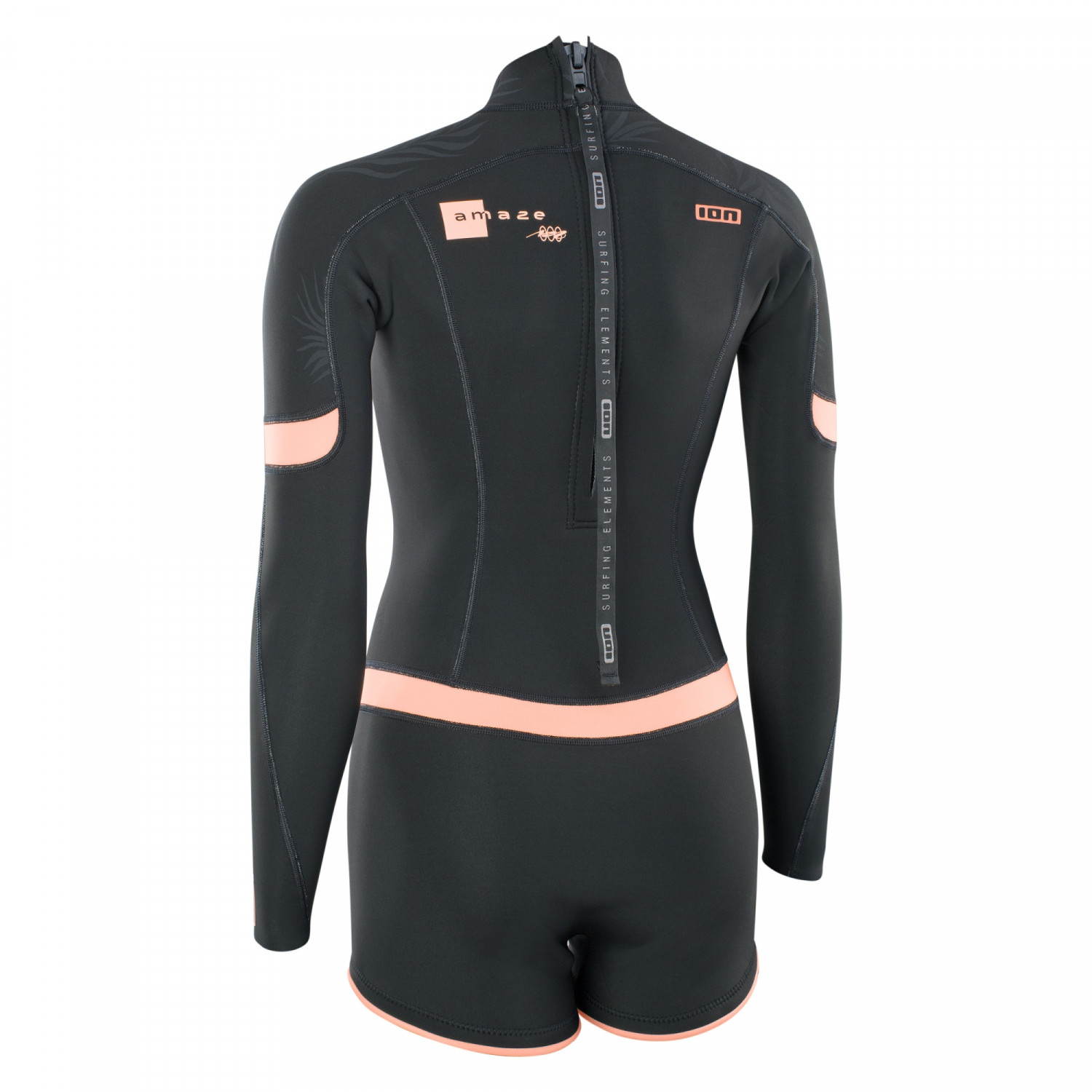 Combinaison De Surf ION Amaze 2.5 Back Zip — Shorty, 2.5 Mm, Rose, 2023, Neuf Sous Blister