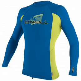O'Neill YOUTH PREMIUM SKINS L/S RASH GUARD Ocean lime